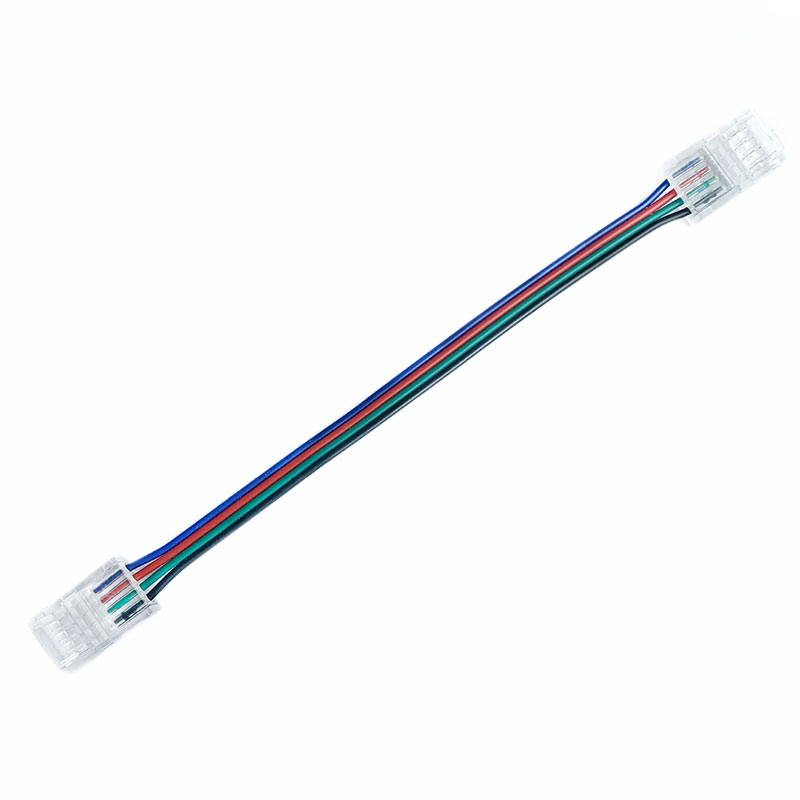 4 Pin LED Strip Light Extension Cable Connector - Strip to Strip - For SMD LED Strip 4 Pin LED Strip Light Extension Cable Connector - Strip to Strip - For SMD LED Strip